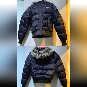 North Face 550 Puffer Bomber Jacket